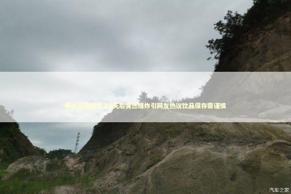 杨枝甘露放桌上8天后突然爆炸引网友热议饮品保存需谨慎 新闻