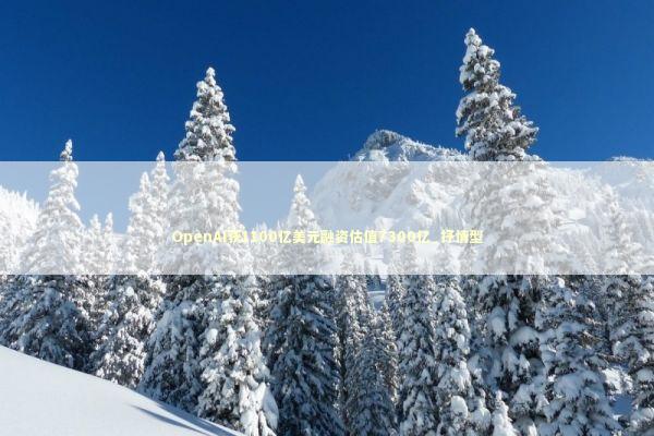 OpenAI获1100亿美元融资估值7300亿_抒情型 新闻