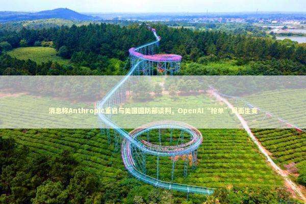 消息称Anthropic重启与美国国防部谈判,OpenAI“抢单”局面生变 消息称Anthropic重启与美国国防部谈判,OpenAI“抢单”局面生变 新闻