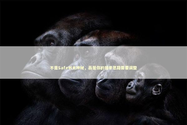 不是SafeW太神秘，而是你的搜索思路需要调整 IT技术